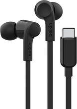 Load image into Gallery viewer, Belkin USB-C Wired Earbuds, Adjustable Volume Limiter, IPX5
