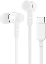 Load image into Gallery viewer, Belkin USB-C Wired Earbuds, Adjustable Volume Limiter, IPX5
