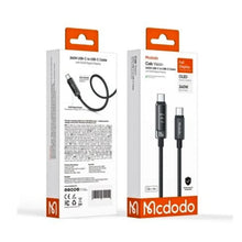 Load image into Gallery viewer, Mcdodo Cable 240W USB-C to USB-C 1.2M Digital Display Oled
