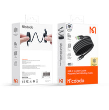 Load image into Gallery viewer, Mcdodo Cable USB-C to USB-C 60W Magnetic 1.2m
