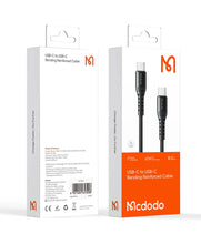 Load image into Gallery viewer, Mcdodo Cable USB-C to USB-C 60W 1M
