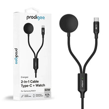 Load image into Gallery viewer, Prodigee Enegree Dual Type-C + Watch Cable for Samsung watch
