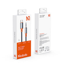 Load image into Gallery viewer, Mcdodo Cable Type C to DC3.5 Male Cable 1.2m
