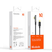 Load image into Gallery viewer, Mcdodo 36W Type-C to Lightning 90 Degree 1.2m

