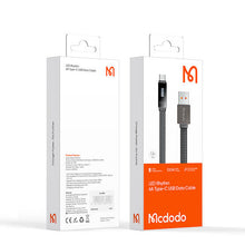 Load image into Gallery viewer, Mcdodo Cable LED Display Type-C 6A 1.2M
